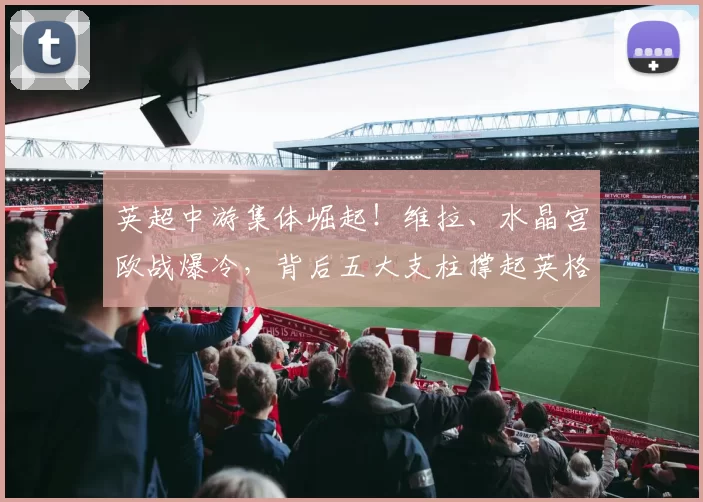 英超中游集体崛起！维拉、水晶宫欧战爆冷，背后五大支柱撑起英格兰霸权？_埃梅里_欧冠_阿森纳